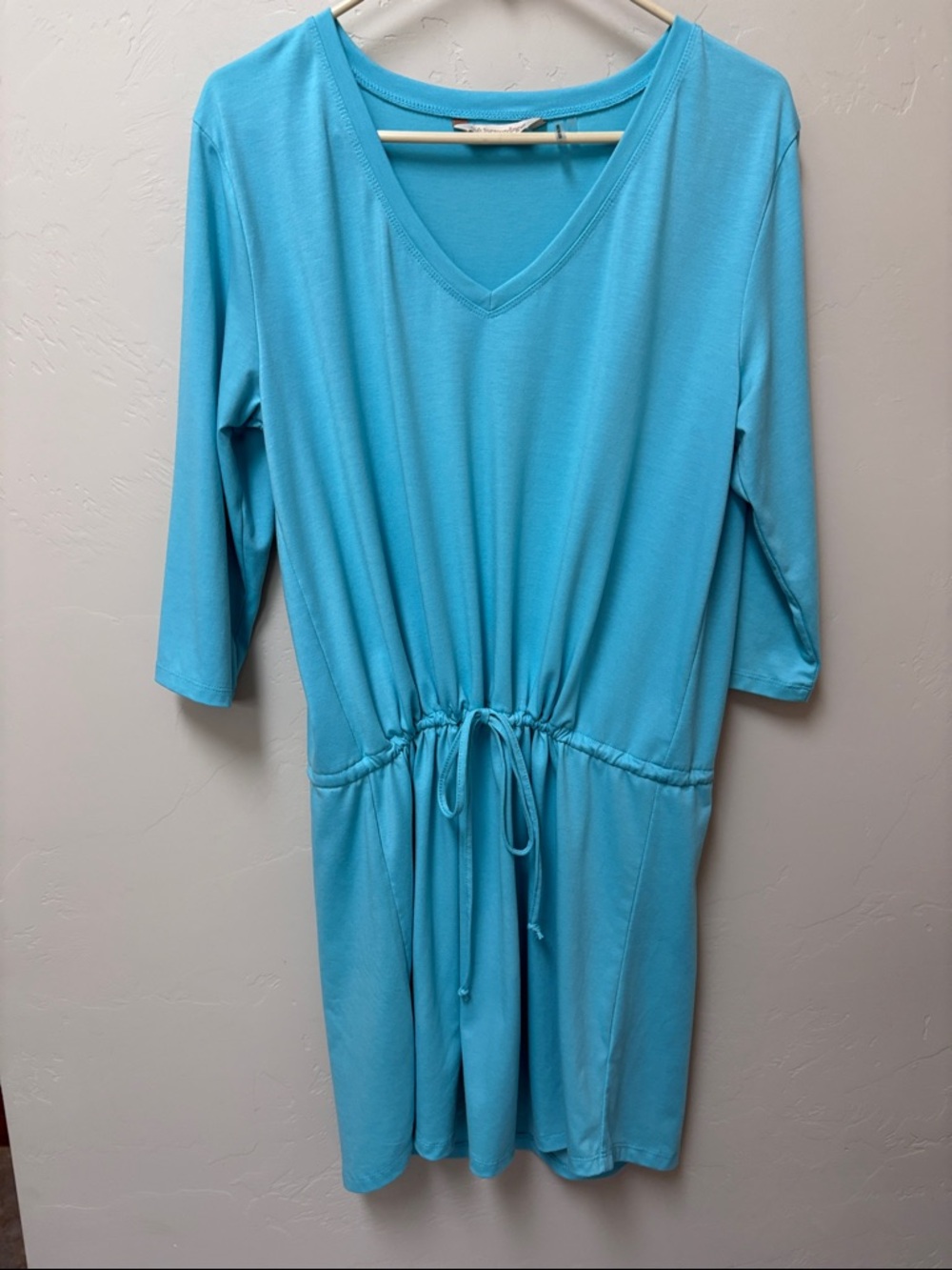 Soft surroundings gather waist pull on dress